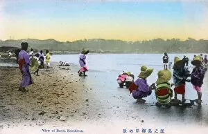 Collect Gallery: Scene on a beach, Enoshima, Japan