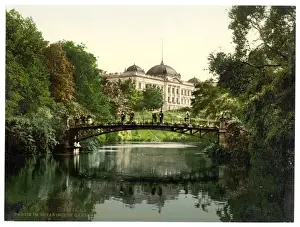 Scene in the Botanical Gardens with Director of Customs Buil