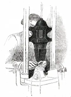 Scene at British Needle Mills, Redditch, Worcestershire