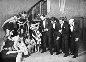 Americana Gallery: A scene from Broadway at the Broadhurst Theatre, New York (1926) Date: 1926