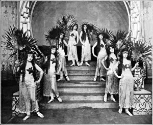 Dolly Prints: A scene from The Cabaret Girl staged at the Winter Garden