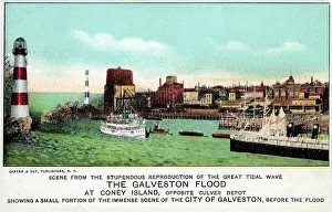 Immense Prints: Scene of The City of Galveston at Coney Island