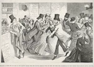 Alcoholism Collection: Scene in a dance hall -- Cruikshank