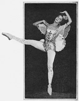 Décor Gallery: A scene from Diaghileffs Petroushka from a performance