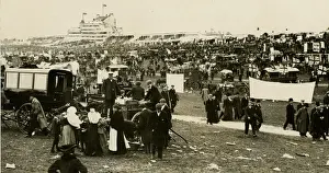 Scene at the Epsom Derby
