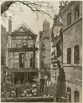 Disasters Collection: Scene of the Fatal Explosion at Birmingham