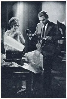 Scene from the film The Burning Heart - a demonstration by George (Gustav Frohlich) of the magical ether-wave machine invented by Leon Theremin (1896 - 1993) a Russian and Soviet inventor