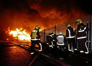 Premises Prints: Scene of fire at commercial premises, Barking