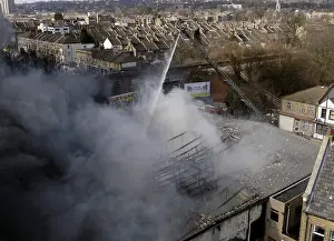 Platforms Prints: Scene of fire at commercial premises, Penge