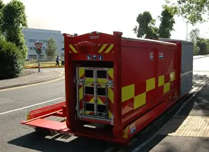 Scene of fire at warehouse in Bow, East London