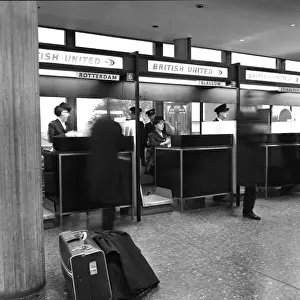 Scene at Gatwick Airport, Sussex