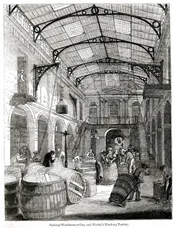Packing Prints: Scene inside a blacking factory, Holborn, London