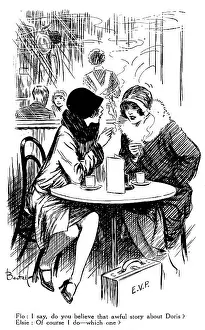 Previous Prints: A scene inside a cafe