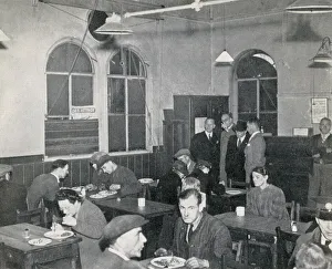 Scene inside the first British Restaurant, one of a number of communal restaurants Scene inside the first British Restaurant, one of a number of communal restaurants