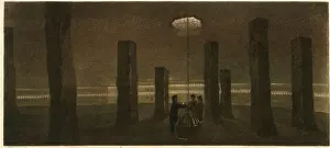 Scene inside a salt mine, Cheshire