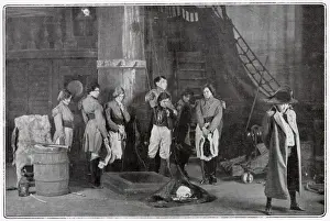 Barrie Prints: Scene from J. M. Barries Peter Pan at the Duke of Yorks Theatre in 1905