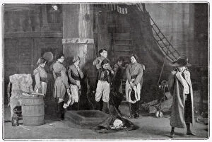 Scene from J.M. Barrie's Peter Pan at the Duke of York's Theatre in 1905