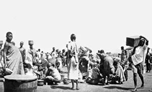 Scene at Kisumu market, East Africa