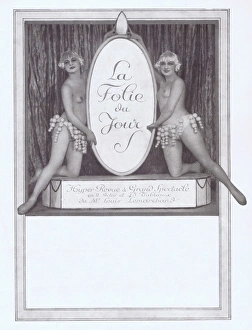 A scene from La Soir du Jour at the Folies Bergere, Paris, 1 A scene from La Soir du Jour at the Folies Bergere, Paris, 1