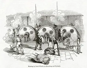 Calico Prints: Scene at a Lancashire calico bleaching and dyeing works