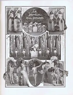 The scene Le Jardin Qui Pousse from the revue Bonjour Paris