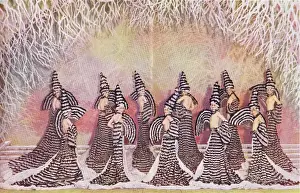 Femme Prints: A scene from Les Ailes de Paris at the Casino de Paris