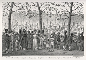 Restauration Gallery: Scene at Longchamp