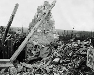 Images Dated 29th January 2009: Scene at Longueval, France, Western Front, WW1