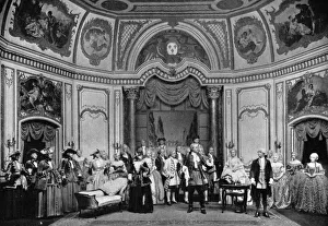 A scene from Madame Pompadour at Dalys Theatre, London, (1923). A George Edwardes Production of a musical play starring Evelyn Laye Date: 1923