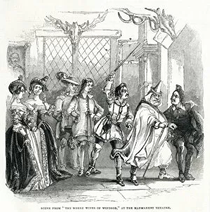Comedies Collection: Scene from the Merry Wives of Windsor