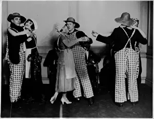 A scene from the Midnight Follies cabaret show, London (1920