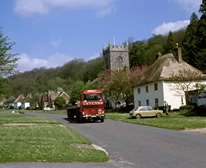 Scene in Milton Abbas, Dorset