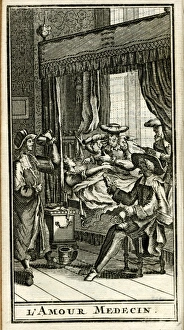 Amour Gallery: Scene from Molieres play, L Amour Medecin