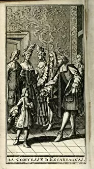 Comtesse Collection: Scene from Molieres play, La Comtesse d Escarbagnas
