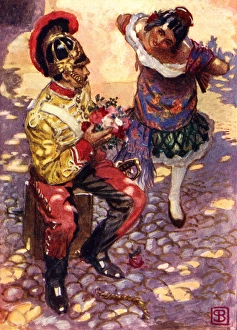 Operas Gallery: Scene from the opera, Carmen, by George Bizet
