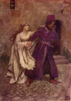 Scene from the opera, Il Trovatore, by Giuseppe Verdi