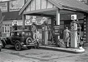 Filling Collection: Scene at a petrol station