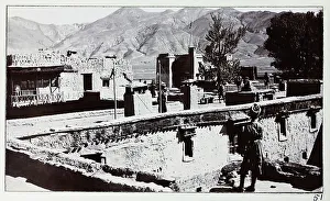 Tibet Prints: Scene at Phari, Yadong County, on the Tibet border