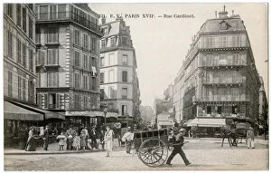 Images Dated 17th October 2019: Scene in the Rue Cardinet, Paris, France