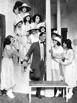 A scene from See Saw at the George M. Cohan Theatre, New York (1919) Date: 1919