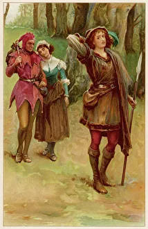 Rosalind Gallery: Scene from Shakespeares As You Like It