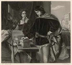 Scene from Shakespeares play, The Merchant of Venice
