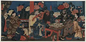 Wound Prints: A scene showing the Doctor Huatuo attending to the warrior G