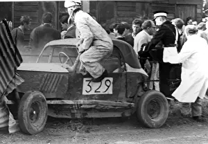 Scene at a stock car race