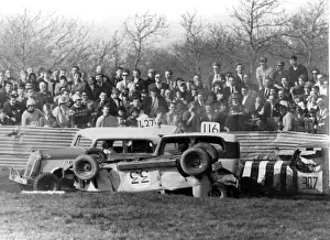Scene at a stock car race