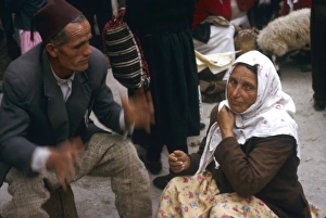 Images Dated 9th August 2012: Scene in a street market, Yugoslavia