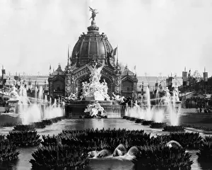 Domed Prints: Scene during the Universal Exhibition, Paris, 1900