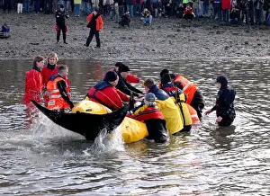 Attempt Prints: Scene of whale rescue attempt, River Thames