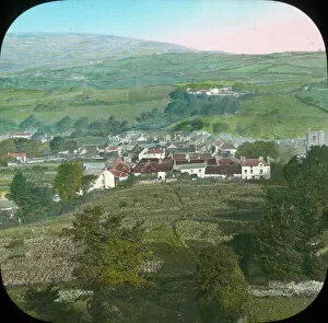 Slides Collection: Scenery of Devon - Chagford from the hills
