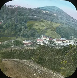 Scenery of Devon - Lyn Cliff and Lynmouth
